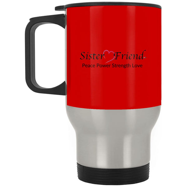 Motto Silver Travel Mug