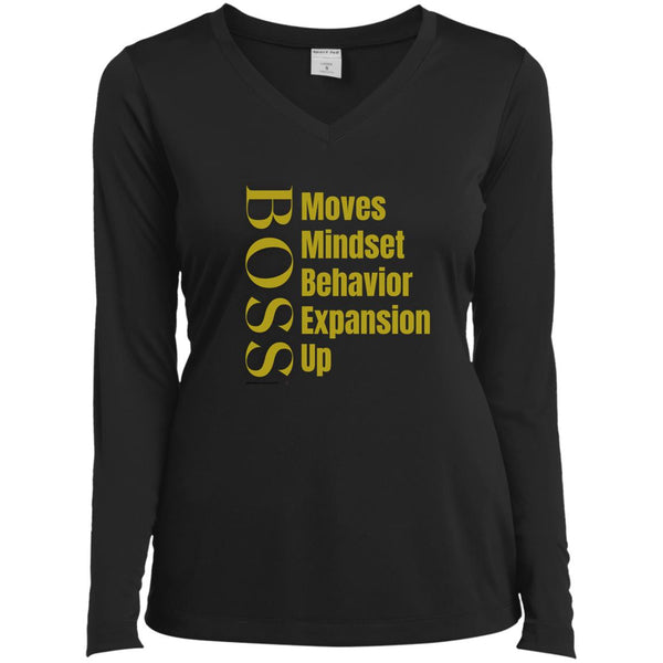 Boss Moves LS V-Neck