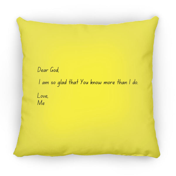 Dear God 2 Dear God Small Square Pillow